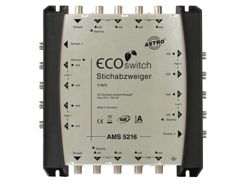 Product: AMS 5216 ECOswitch, Premium cascade splitter